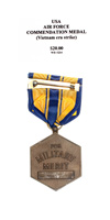 Air Force Commendation Medal (Vietnam era strike) - Reverse