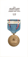 Air Force Good Conduct Medal (Original 1960s Strike) - Reverse