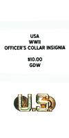 WWII Officer's Collar Insignia