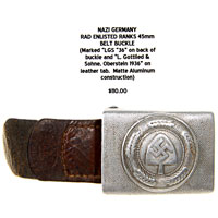 RAD Enlisted Ranks 45mm Belt Buckle