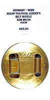 NSDAP Political Leader's Belt Buckle RZM M4/24
