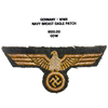 Navy Breast Eagle Patch - Reverse