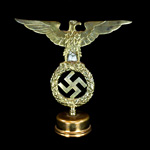 WWII German NSDAP Eagle Flag Pole Top