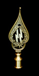 WWII German SS Flag Pole Top