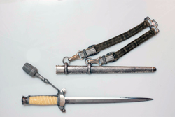 WWII German Model 1935 Army Officer Dagger with Portepee and Hangers