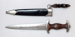 WWII German NSKK Dagger. 'Aesculap �Tuttlingen' early maker marked