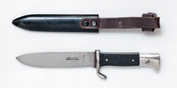 Original WWII M1933 Hitler Youth Knife. Carl Linder Merscheid-Solingen maker mark.