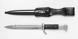 WWII German KS98 Double Etched Dress Bayonet.